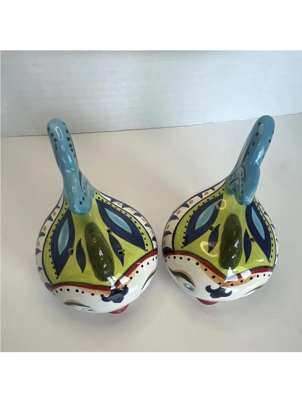 Discontinued Espana Lifestyle Bocca Collection Whimsical Fish Salt & Pepper Set